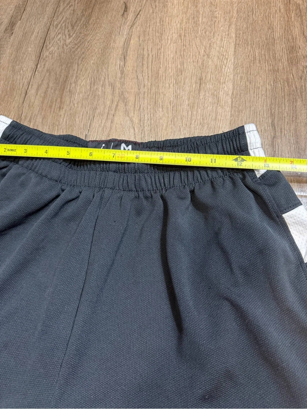 Jordan Black Athletic Shorts with White Side Panels